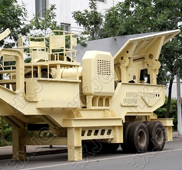 mobile crushing station