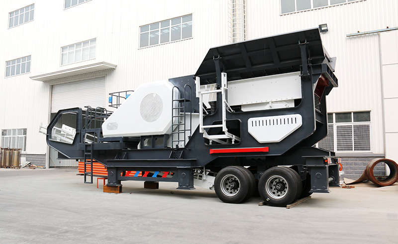 wheeled mobile crusher 