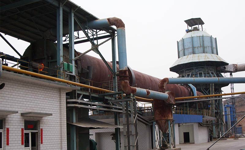 lime kiln production site